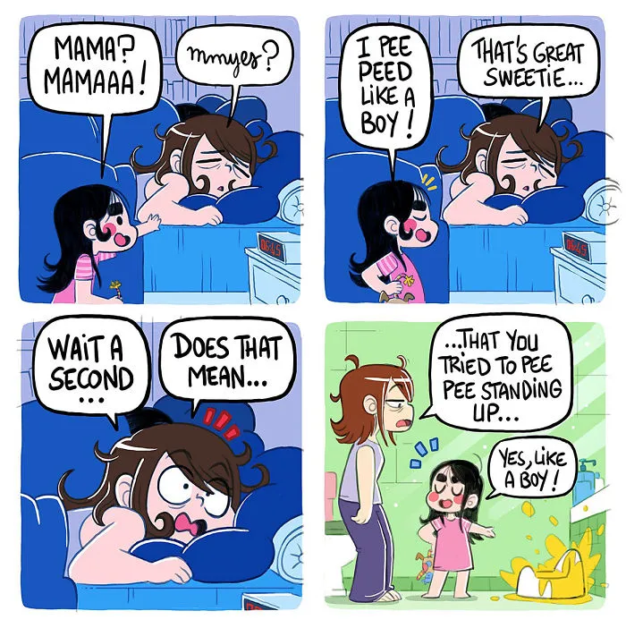 24 Hilariously Honest Comics That Capture My Parenting Experience