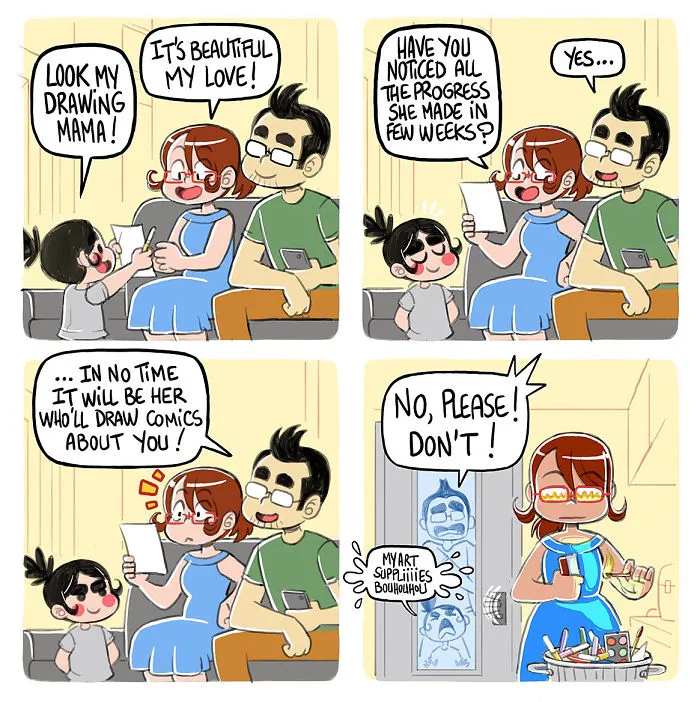 24 Hilariously Honest Comics That Capture My Parenting Experience