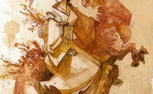 I Paint With Tea To Create Steampunk Art