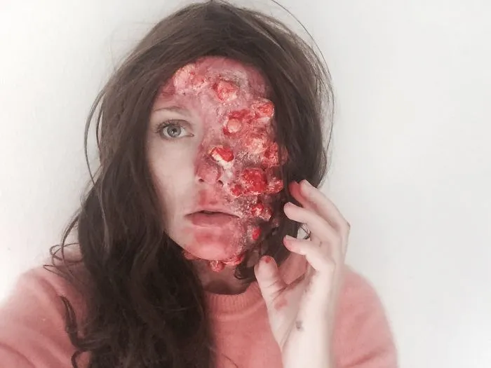 Went A Tiny Bit Overboard This Halloween :d Just One Of The Looks I Have Been Doing This Week.