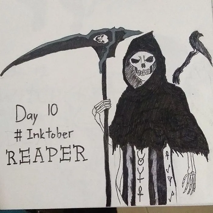 I Illustrated 31 Monsters From Many Cultures, Folklore And Myths In Inktober