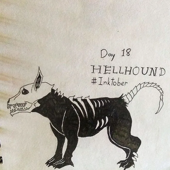 I Illustrated 31 Monsters From Many Cultures, Folklore And Myths In Inktober