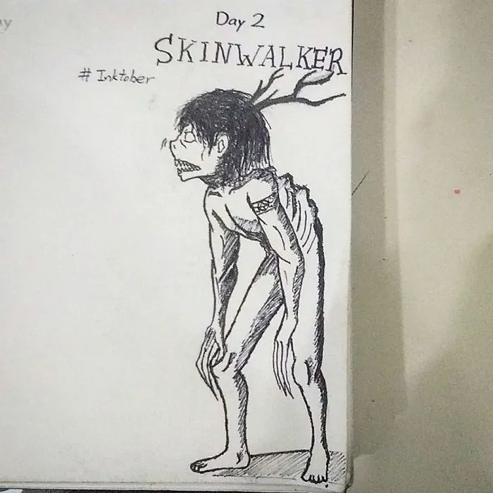 I Illustrated 31 Monsters From Many Cultures, Folklore And Myths In Inktober