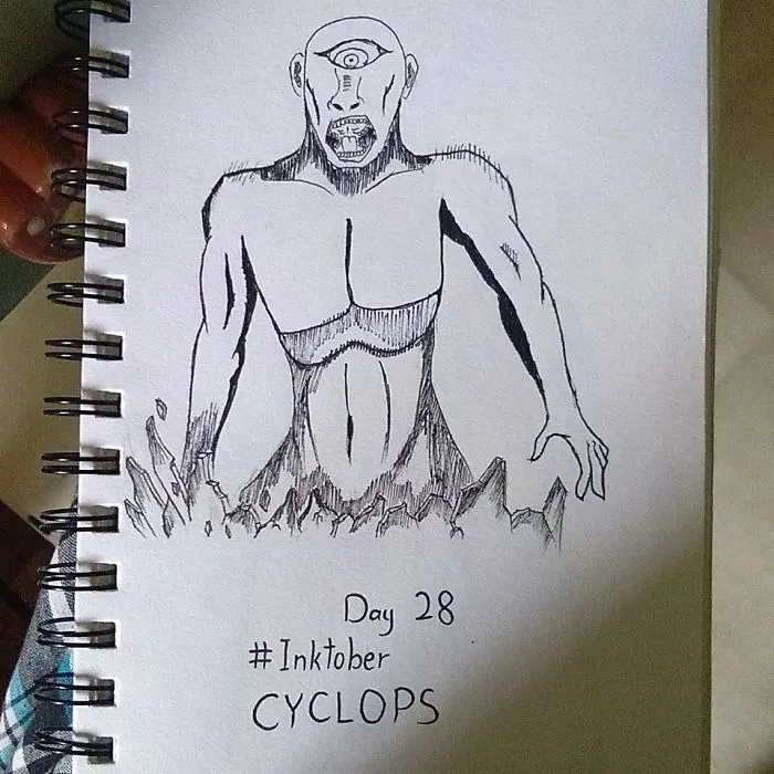I Illustrated 31 Monsters From Many Cultures, Folklore And Myths In Inktober