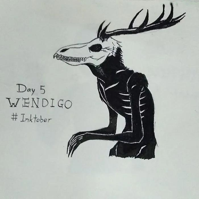 I Illustrated 31 Monsters From Many Cultures, Folklore And Myths In Inktober