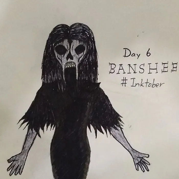I Illustrated 31 Monsters From Many Cultures, Folklore And Myths In Inktober