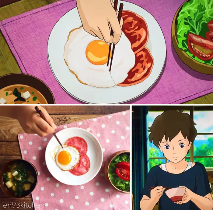 Desayuno de El recuerdo de Marnie