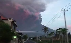 Mt Agung Volcano Eruption Video And Photos By Ed Jose