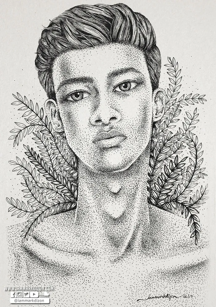 My Portraits Are Created From Thousands Of Dots