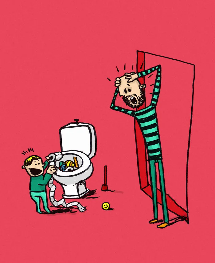 Joven y travieso