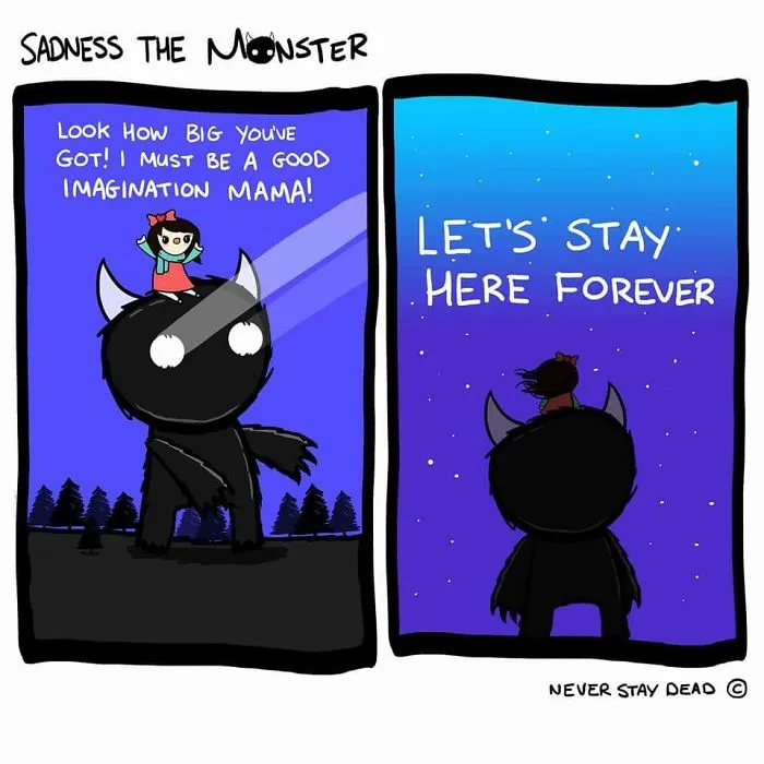 Meet Sadness The Monster, My Greatest Enemy And Savior