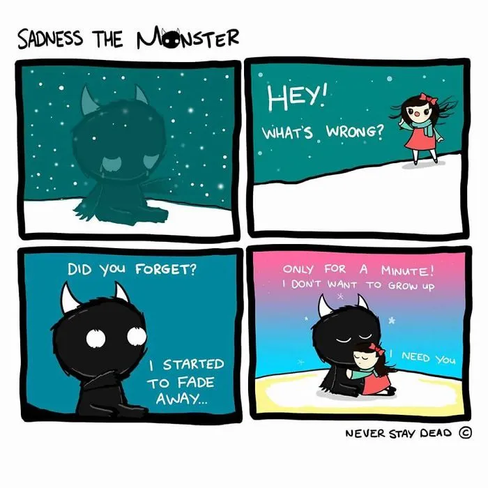 Meet Sadness The Monster, My Greatest Enemy And Savior