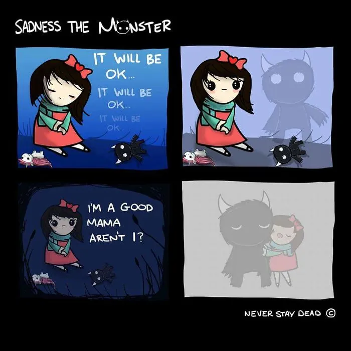 Meet Sadness The Monster, My Greatest Enemy And Savior