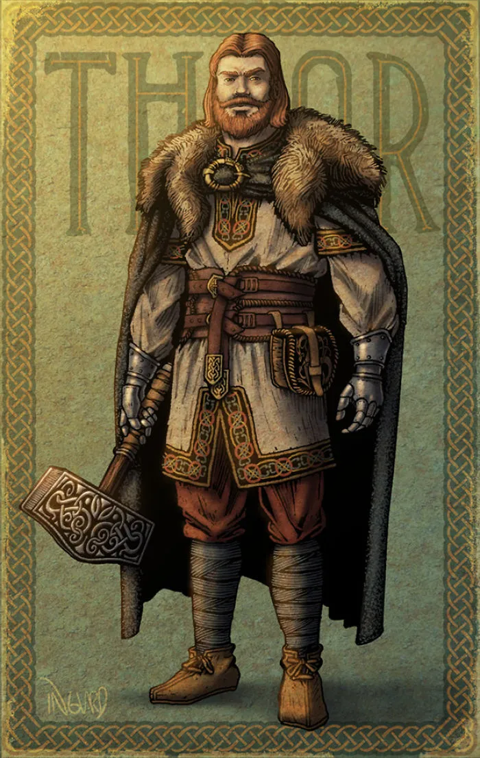 I Reimagined Thor & The Norse Gods To Look More Historically Accurate (Probably)