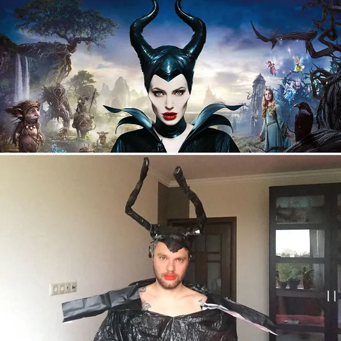 Este ruso crea cosplays de bajo coste con objetos cotidianos, y sus 54.000 seguidores piden más