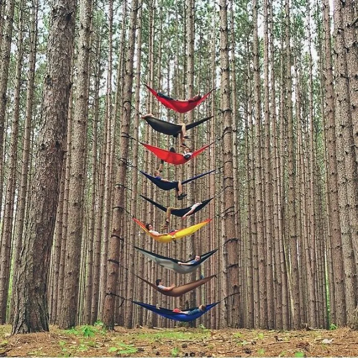 This Woman Makes Fun Of Campers Who Definitely "Did Not Sleep There"