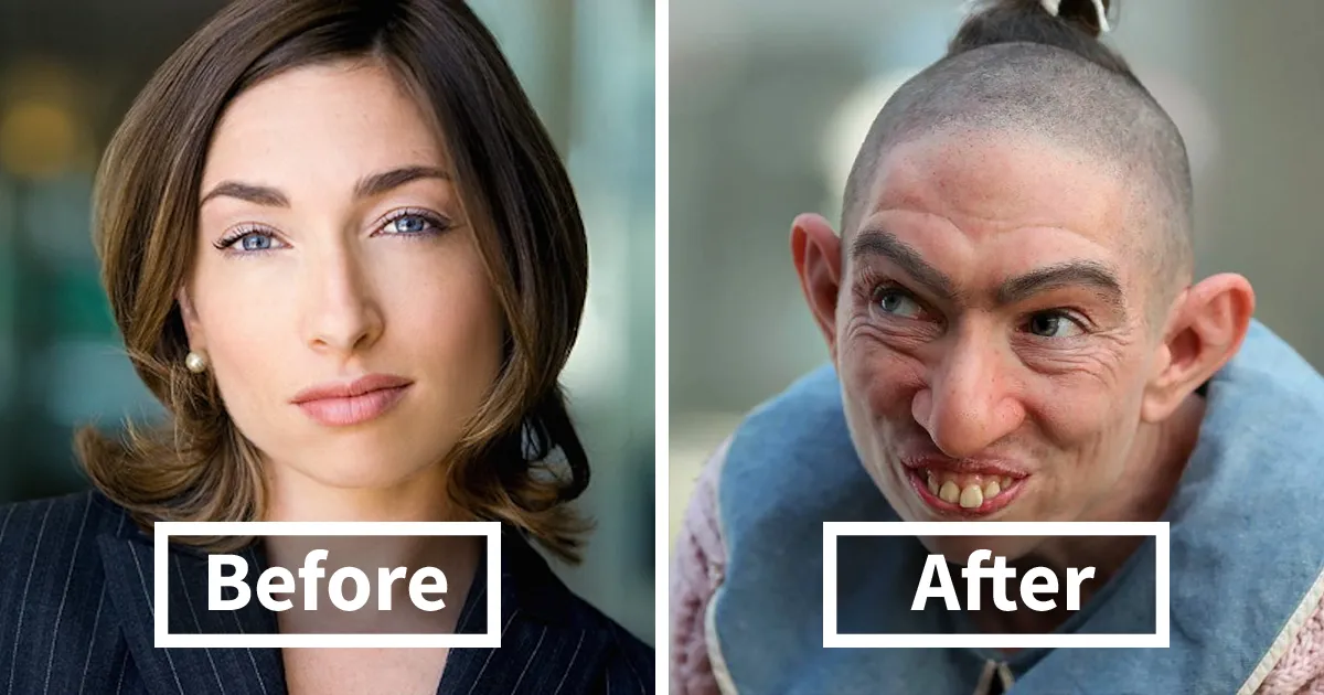 33 Incredible Pics Of Actors Before And After Applying Movie Makeup