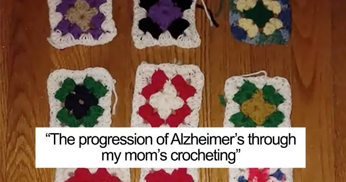 Daughter Shows What Alzheimer's Did To Her Mother Over 2 Years, And Her Last Works Will Break Your Heart