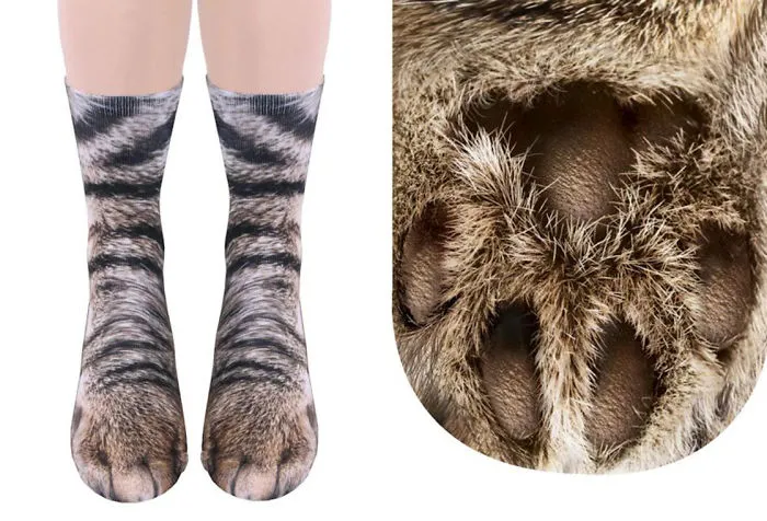 These Hyper-Realistic Socks Will Turn Your Feet Into Beautiful Animal Paws