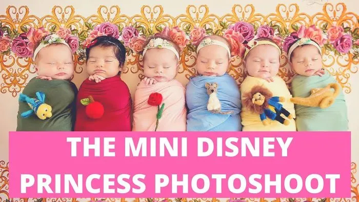 Mini Disney Princess Photoshoot