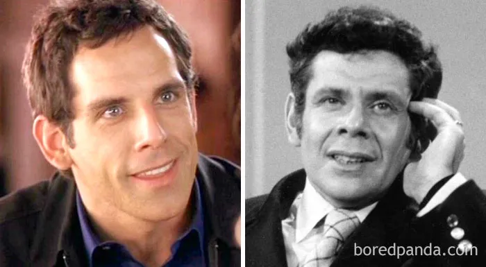Ben Stiller y Jerry Stiller a los 39