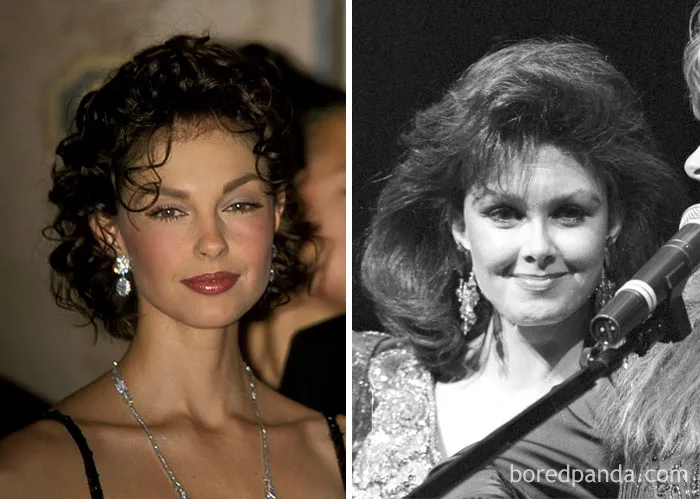 Ashley Judd y Naomi Judd a los 30
