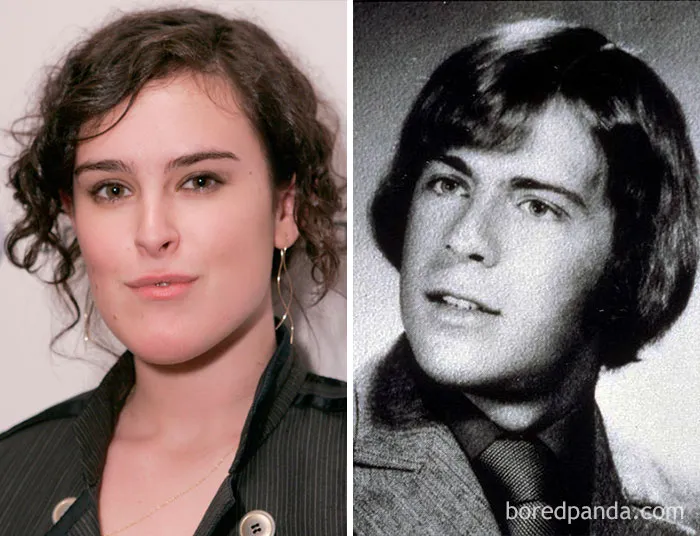 Rumer Willis y Bruce Willis a los 18