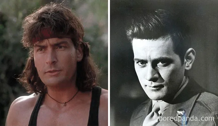 Charlie Sheen y Martin Sheen a los 28