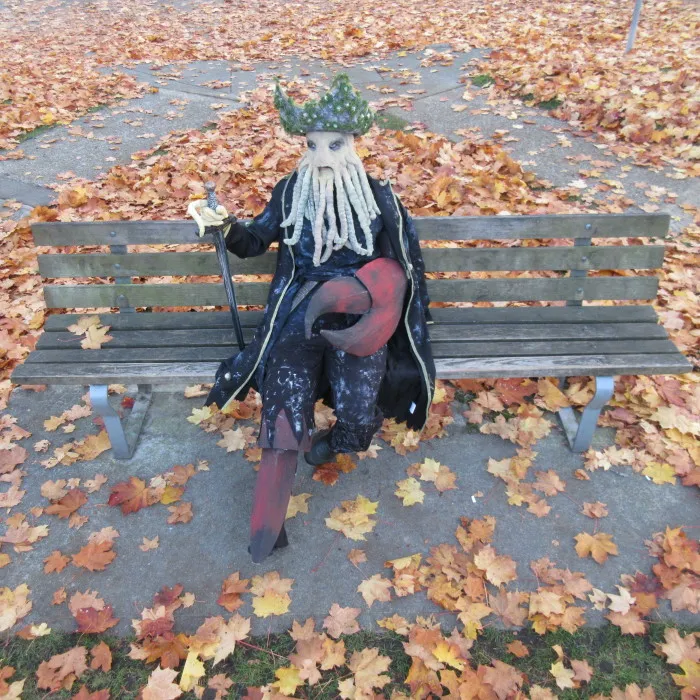 Girl Goes All Out To Dress As Davy Jones