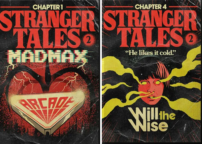 Brazilian Artist Creates Novel Covers For Each Episode Of The Stranger Things 2 Series