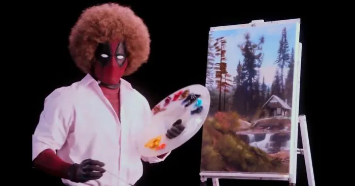 New ‘Deadpool 2’ Teaser Is A Bizarre Yet Hilarious Ode To Bob Ross (NSFW)