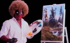 New ‘Deadpool 2’ Teaser Is A Bizarre Yet Hilarious Ode To Bob Ross (NSFW)