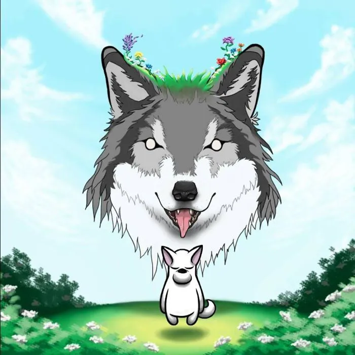 Artist Mixes His Mascot, An Adorable White Dog, With Wonderful Street Arts