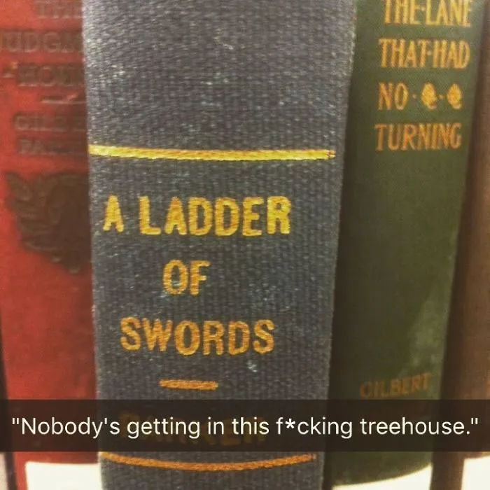 Someone Is Adding Fake Subtitles To Library Books And We're Rolling From Laughter