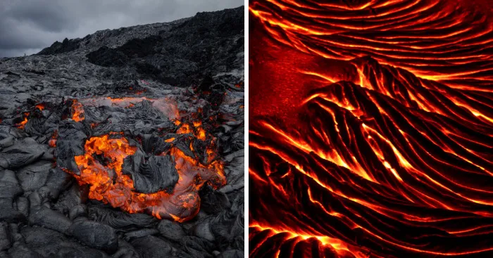 I Melted My Drone Camera Flying Too Close To The Lava Flows Of Mount Kilauea, Hawaii