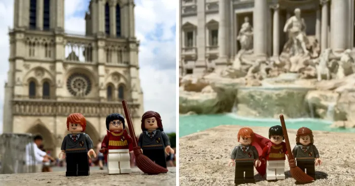 Lego Potter Trio Vacations Around The World