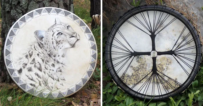 Savage Aesthethics: A Married Couple Recreates Amazingly Beautiful Ritual Siberian Drums
