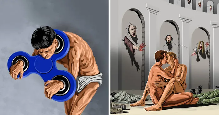 Satirical Illustrations Of Today’s Problems By Gunduz Agayev