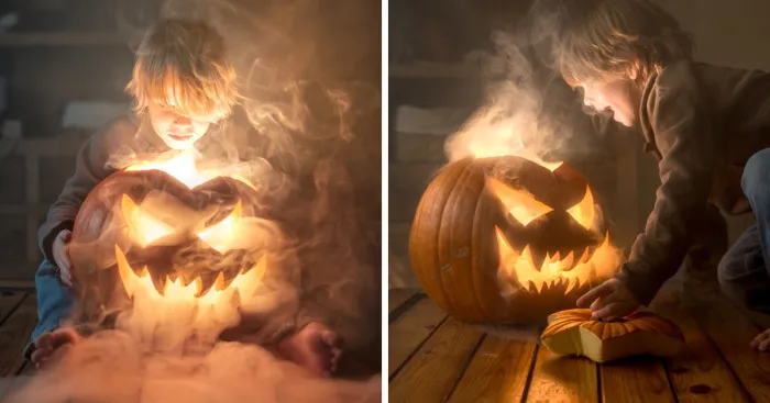 Before We Threw Out The Pumpkin We Made Some Images