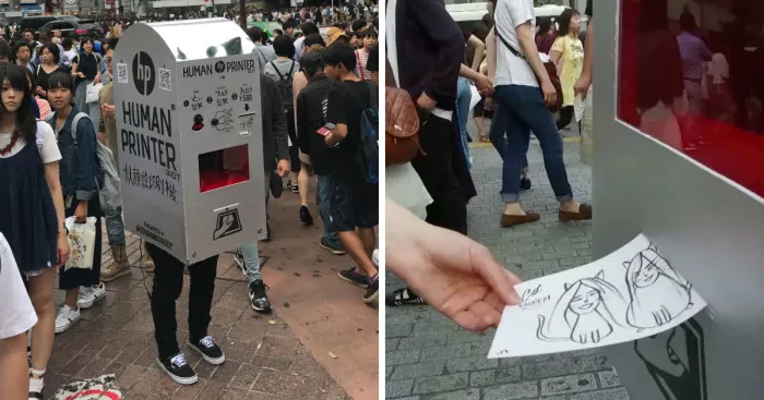 I Built A Drawing Vending Machine On My Trip To Japan
