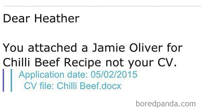 Applied For A Job And Got This Email Back
