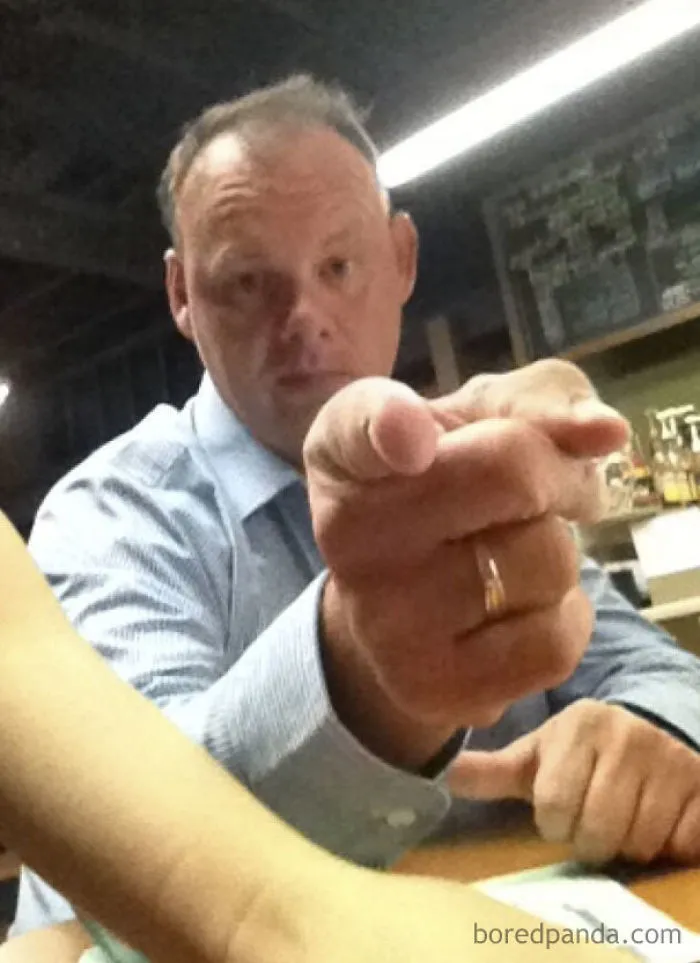 So I Send My Sister A Snapchat Of A Party I Had When My Parents Where Gone. She Sent Me This Back (It's My Dad)