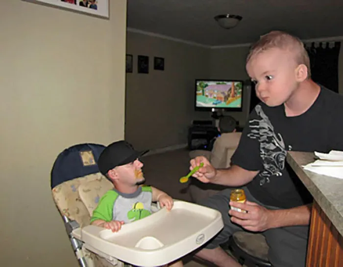 My First Face Swap. My Bro And Nephew
