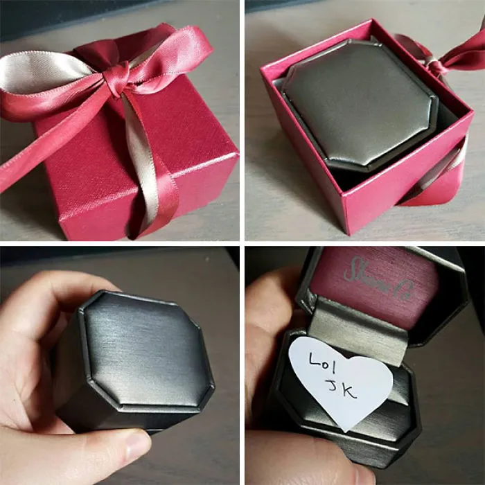 My Boyfriend (Of Nearly 10 Years) And I Exchanged Gifts Today And This Was The "Gift" He Gave Me. F*cker
