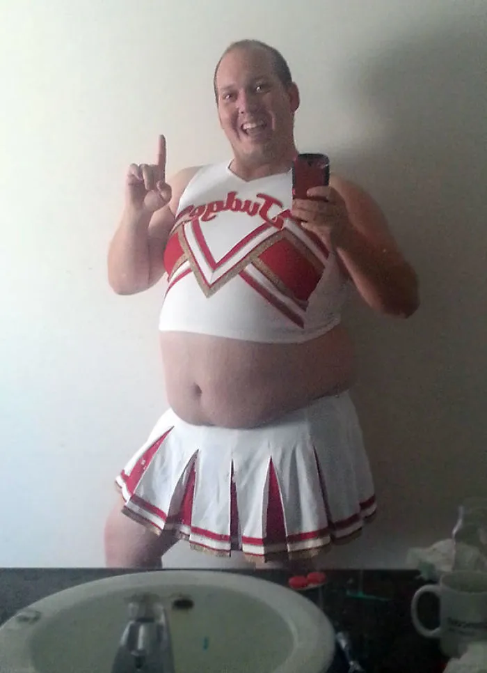 Told My Husband I Would Only Wear This Again If He Did First, He Sent Me This Picture And Just Said "Check And Mate"