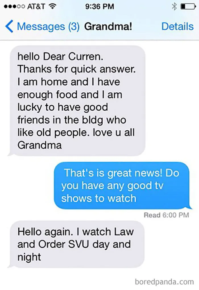 Grandma Has Everything She Needs