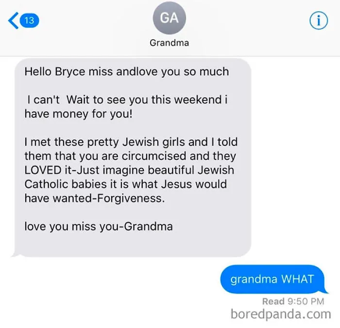 Grandma Overshares