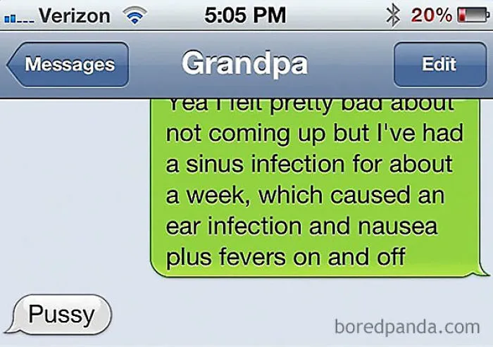 Grandpa Says What He Thinks