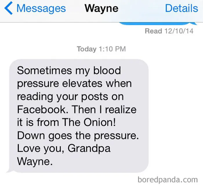 Watch Your Blood Pressure Grandpa Wayne