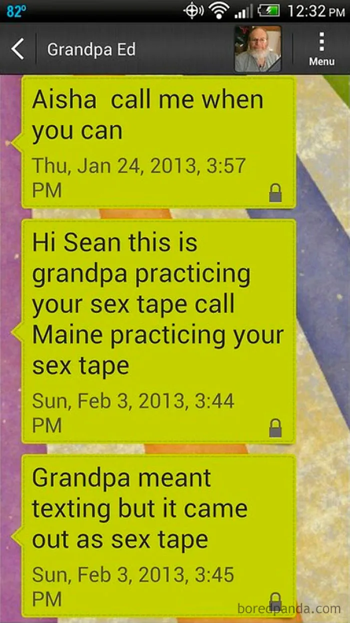 Grandpa Ed Is Practicing What?